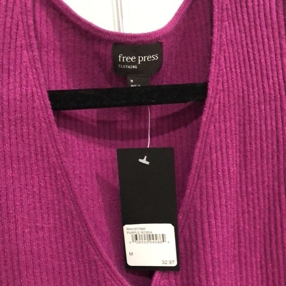 Sweater Purple Rosea free press - Picture 9 of 12